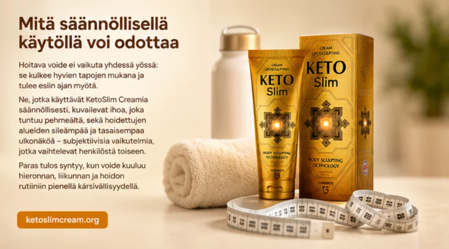 KetoSlim Cream — Anwendung an den Problemzonen der Haut