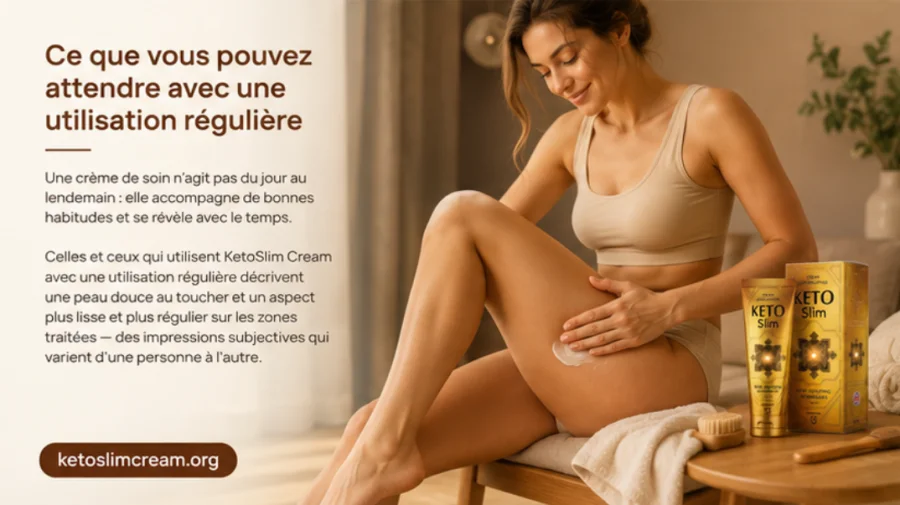 KetoSlim Cream — Anwendung an den Problemzonen der Haut