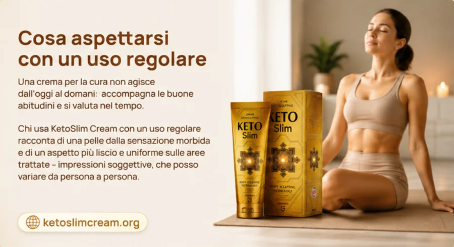KetoSlim Cream — Anwendung an den Problemzonen der Haut