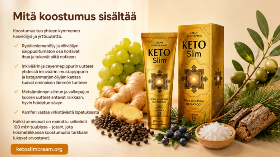 KetoSlim Cream — Öle und Pflanzenextrakte der Formel