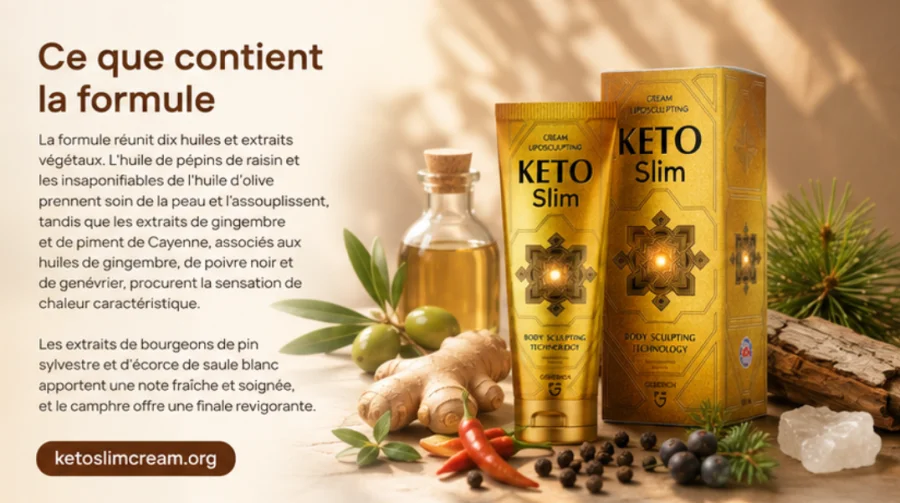 KetoSlim Cream — Öle und Pflanzenextrakte der Formel