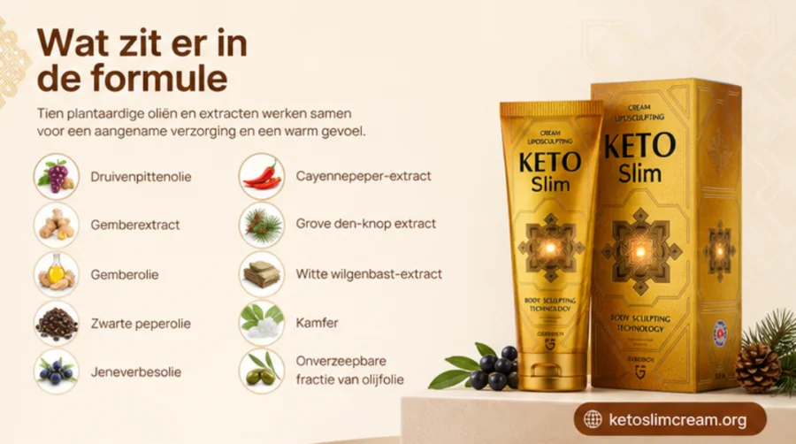 KetoSlim Cream — Öle und Pflanzenextrakte der Formel