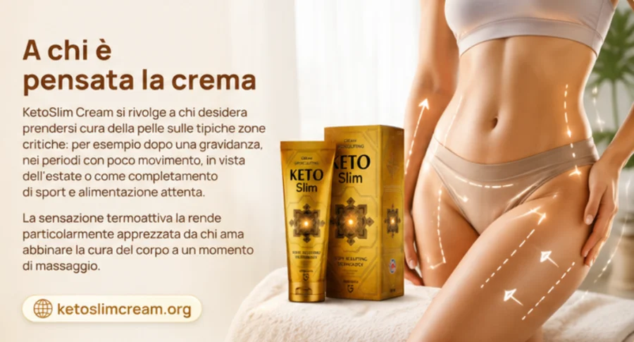 KetoSlim Cream — Pflege für Oberschenkel, Po und Arme