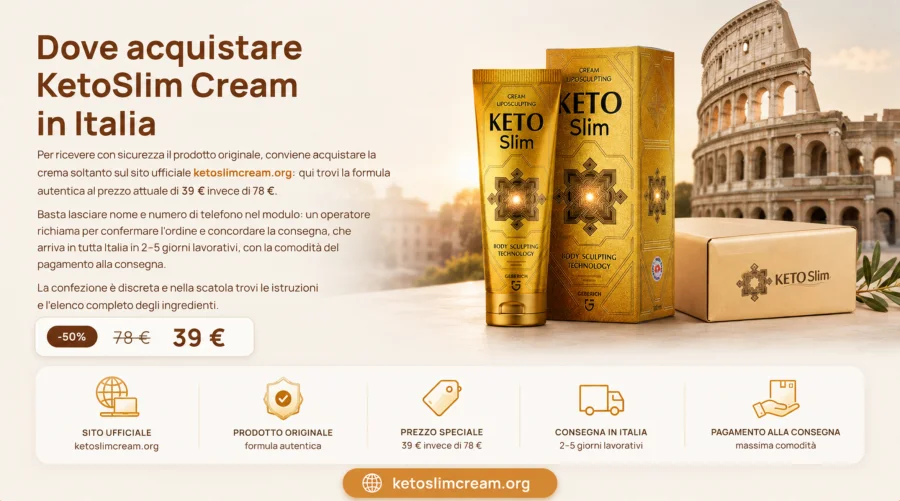 KetoSlim Cream — wärmendes Pflegegefühl beim Einmassieren